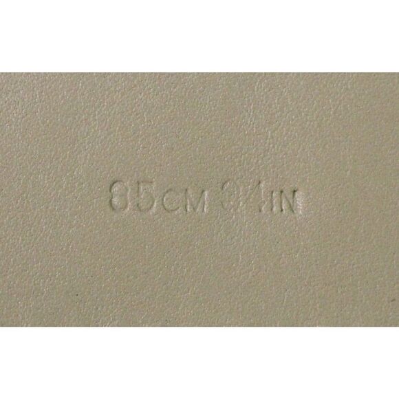 NWOT BOTTEGA VENETA ITALY GOLD MAUVE GENUINE LEATHER SKINNY DRESS BELT 34" (R4 - Picture 10 of 12